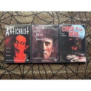 DVD LOT 3 Disc Obscure Rare OOP Horror Terror Antichrist Curse Of The Devil